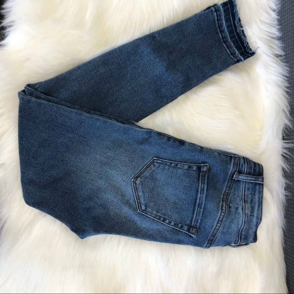 Super High Waist ankle Skinny Jeans